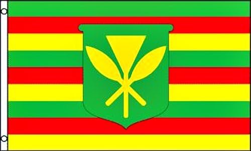King Kamehameha, 3'x5' Hawaii FLAG, Hawaiian Sovereignty Banner