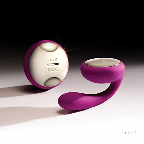 LELO IDA Couples Massager Deep Rose + Remote + 1 Yr Warranty + Luxury Satin Pouch Authentic