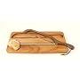 Out of the Woods of Oregon 17-by-8-Inch Knife Board with Slicer