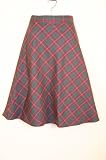 A-line Short Plaid Skirt