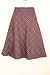 A-line Short Plaid Skirt