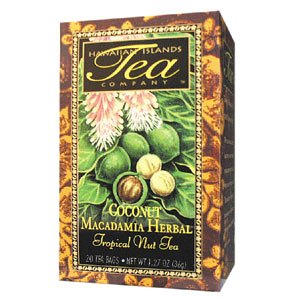 Coconut Macadamia Herbal 20 Teabag by Hawaii Coffee Company