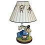 Kids Line Jungle 123 Lamp Base and Shade, Brown