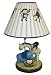 Kids Line Jungle 123 Lamp Base and Shade, Brown