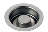 410EX1976ML. SL160  Delta Faucet 72030 SS Classic 4 1/2 Inch Sink Disposal And Flange Stopper, Stainless