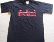 DARKEST HOUR - Logo / Stars - Black T-shirt - Size Youth Large (14-16)