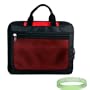 Kroo Red Seal Series Carrying Case for Lenovo IdeaPad ( S10e 41872NU, S10e 41874KU, S10e 41874MU, S10e 41872PU, S10e 41874LU, S10e 418739U ) 10.1-Inch Netbook + Vangoddy tm, Live*Laugh*Love wrist band!!!( Notebook Not Included )