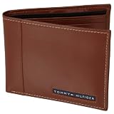 Tommy Hilfiger Mens Genuine Leather Passcase Wallet