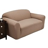 Stretch Sensations Newport Loveseat Stretch Slipcover, Wheat