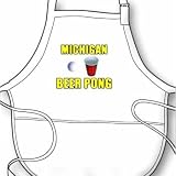 Michigan Beer Pong (2) BBQ Apron
