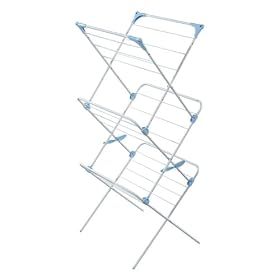 Minky Trio Concertina Tubular Airer, White