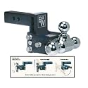 Tow Stow Receiver Hitch - Triple Ball Mount, 1 7/8", 2", 2 5/16" balls