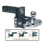 Tow Stow Receiver Hitch - Triple Ball Mount, 1 7/8, 2, 2 5/16 balls