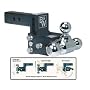 Tow Stow Receiver Hitch - Triple Ball Mount, 1 7/8", 2", 2 5/16" balls
