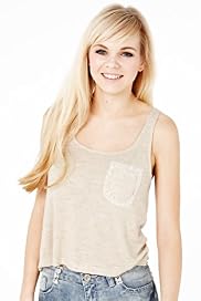Angel Scoop Neck Crochet Vest Top