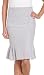 Necessary Objects Juniors' Seersucker Pencil Skirt