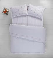 Conran Stripe Fitted Sheet & Pillowcase Set