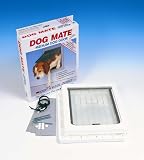 Dog Mate Lockable Medium Dog Door Flap Gray