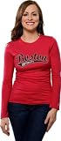 Boston University Women's Distressed Tail Sweep Long Sleeve Tee