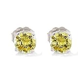 410EigfqpPL. SL160  Yellow Diamond Earrings