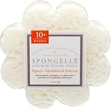 Spongeables Spongelle Bodywash Infused Sponge ( White Daisy ) Papaya-Sandalwood Infusion