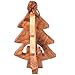 Holy Land Market Wood Ornaments - 3D Nativity Scene Bell Ornaments (2.75