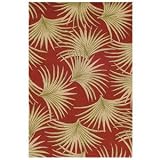 Sawgrass Mills Outdoor Rug Palmae Red 8 x 10 Sawgrass Mills Outdoor Rug Palmae Red - 8' x 10'