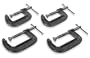 4-pc. Heavy Duty "C" Clamp Set