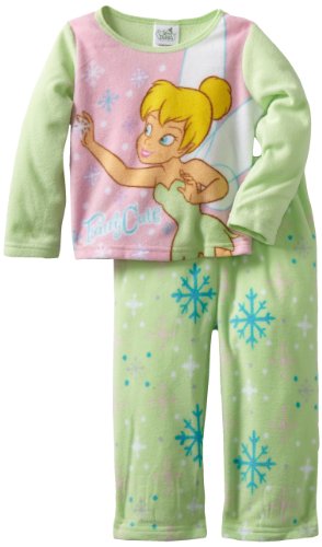Girl's Tinkerbell 2-Piece Toddler Pajama Set