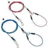 Petio ペティオ ASロングワイヤーチェーン 3 小型犬用 レッド