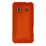 Amzer AMZ91107 Silicone Skin Jelly Case for Samsung Galaxy Prevail - Orange ....
