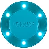 Five Star Push Button Locker Colored Light, LED, Locker Accessories, Teal, 4 in. x 1.1 in. x 4 (73571)