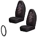 Cobra Venomous Snake Truck SUV Universal-Fit Bucket Seat Covers Pair with Steering Wheel Cover - 3PC