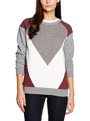 Chiemsee Sudadera Ouiam (Gris / Blanco / Vino)