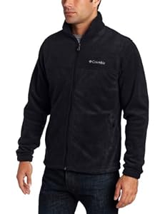 Columbia Men's Steens Mountain Full Zip 2.0 Fleece Jacket, Black, Medium