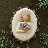 Willow TreeThank You metal edged ornament - 26215