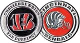 NFL Cincinnati Bengals Challenge Coin Poker Card Cover