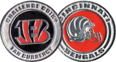 NFL Cincinnati Bengals Challenge Coin Poker Card Cover