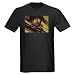The Exploit -red and black t-shirt Military Dark T-Shirt by CafePress