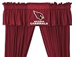 NFL Arizona Cardinals Curtain Set 5pc Jersey Drapes and Valance
