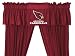 NFL Arizona Cardinals Curtain Set 5pc Jersey Drapes and Valance