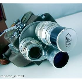 c1939 Berthiot Emel C-93 8mm Cine Camera 16mm Film