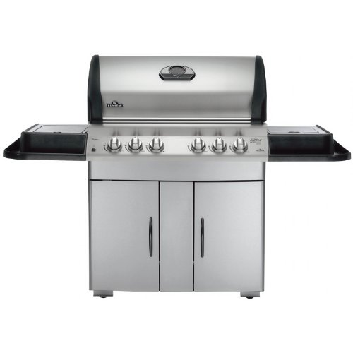 Napoleon M605RSBIPSS-1 Mirage Propane Gas Grill with Infrared Rear and Side Burner