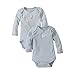 Burt's Bees Baby Baby Long Sleeve, Set of 2 Infant One-Piece Bodysuits, 100% Organic Cotton