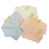Teddy Embroidered Baby Cardigan 5-8lb Pink