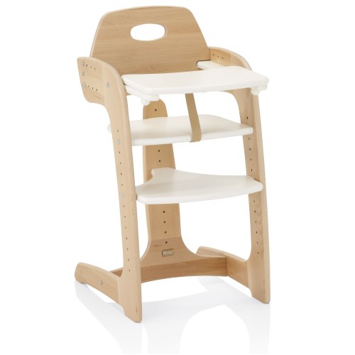 Herlag H4885-30001 Hochstuhl Tipp Topp Comfort, lackiert, natur/weiß Herlag H4885-30001 Hochstuhl Tipp Topp Comfort, lackiert, natur/weiß