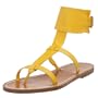 BCBGirls Women's Porto Flat Casual Sandal,Sunflower,5.5 M US