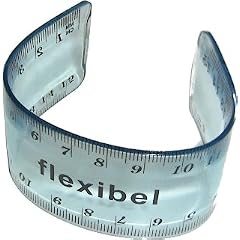 Flexibles/Biegsames Lineal, 15 cm, unzerbrechlich