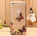Hundromi iPhone 6 Plus Case,iPhone 6S Plus Case iPhone 6 6S Plus Plastic Case Cover Henna Floral Paisley Mandala Case Cover for iPhone 6 Plus/iPhone 6S Plus(Butterfly)
