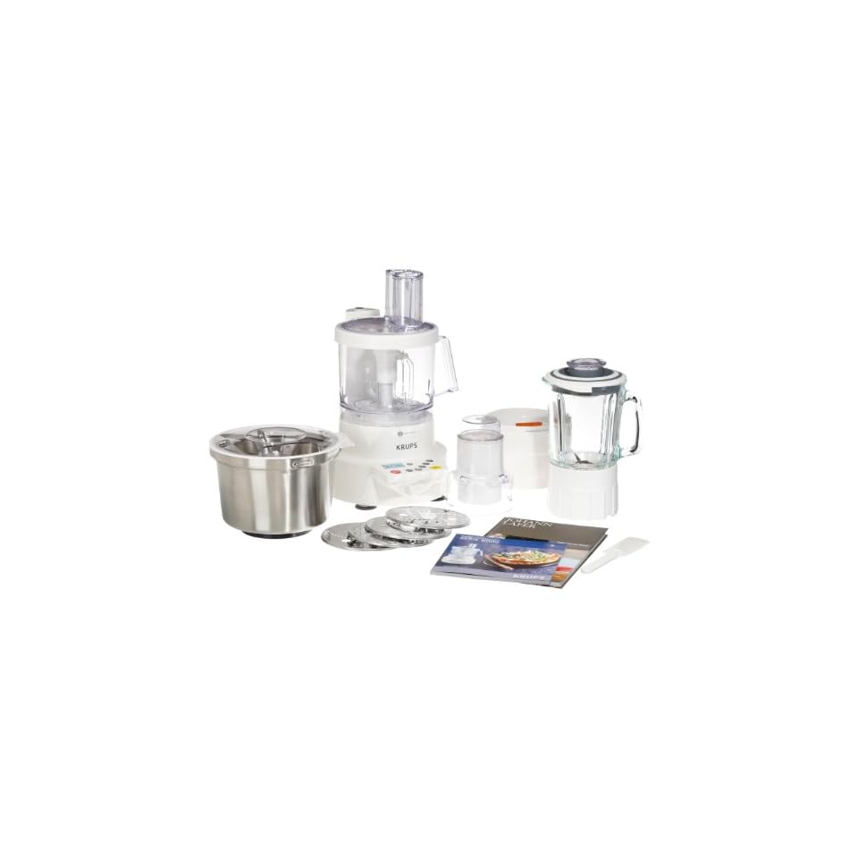 Amazon De Krups Serie 8000 Weiss Prep Expert Kuchenmaschine Weiss